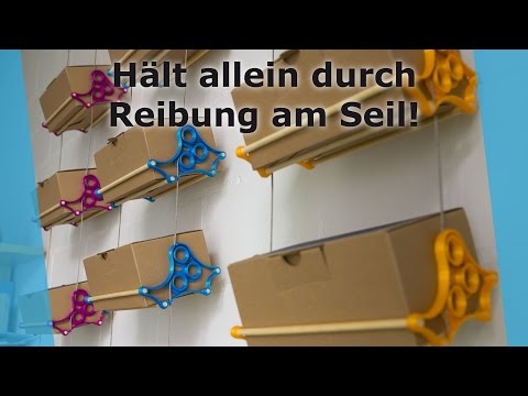 Am Drahtseil hängendes Gestell 3D-Drucken - Meine Projekte aufräumen und ordnen